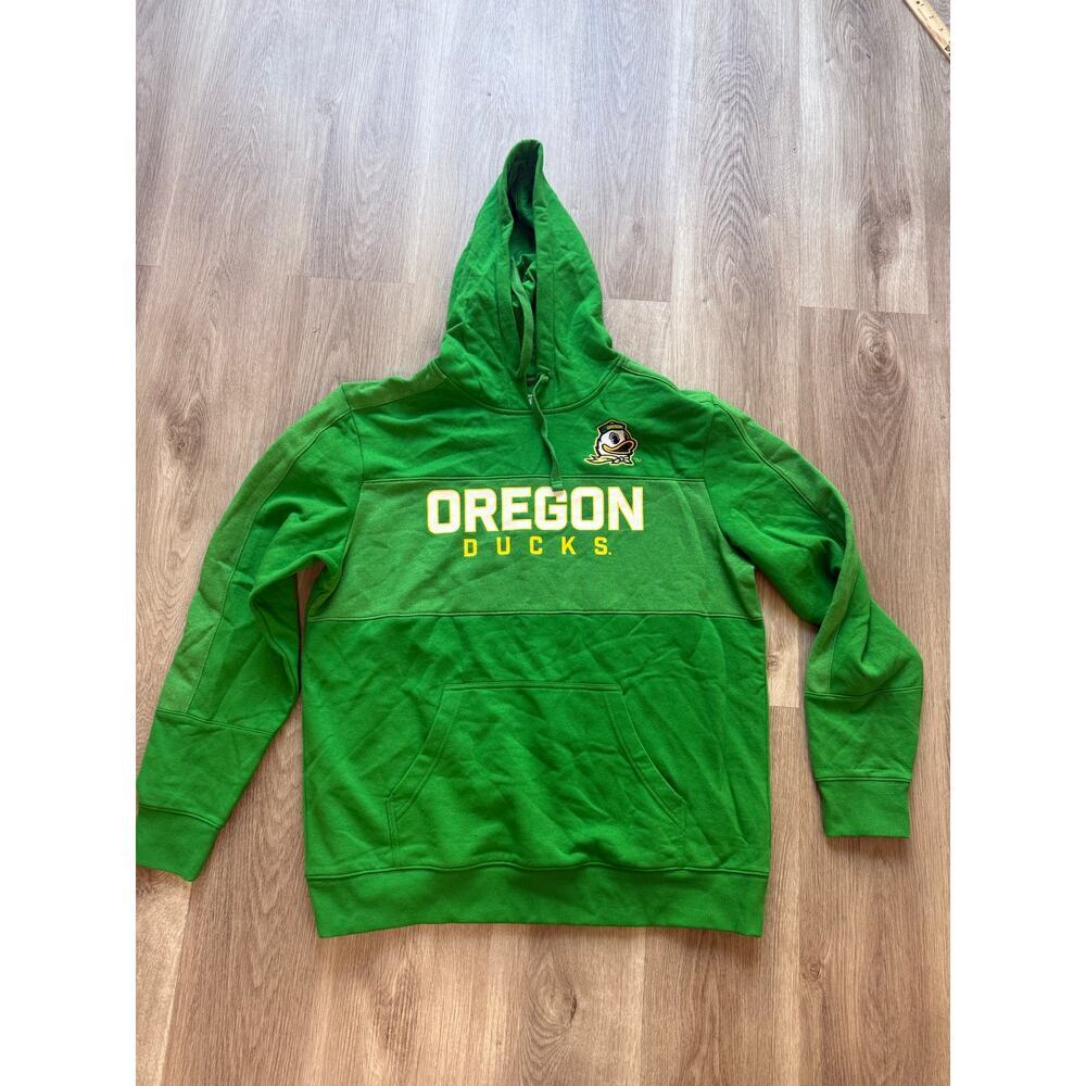 University of Oregon Duck Hoody, Men's size Large, Green, Unisex
